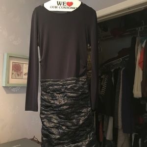 Nicole Miller navy evening dress size 10